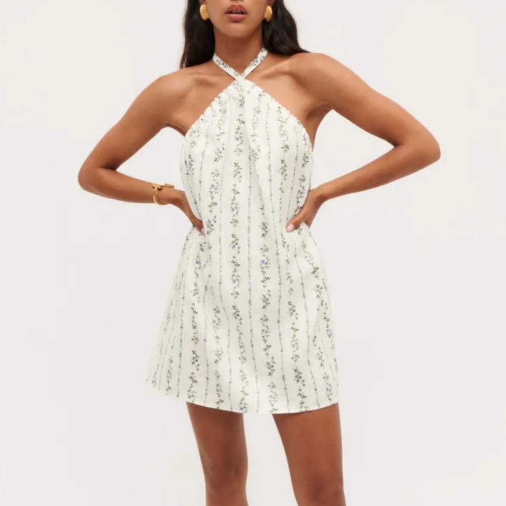 Reformation Maui Linen Dress